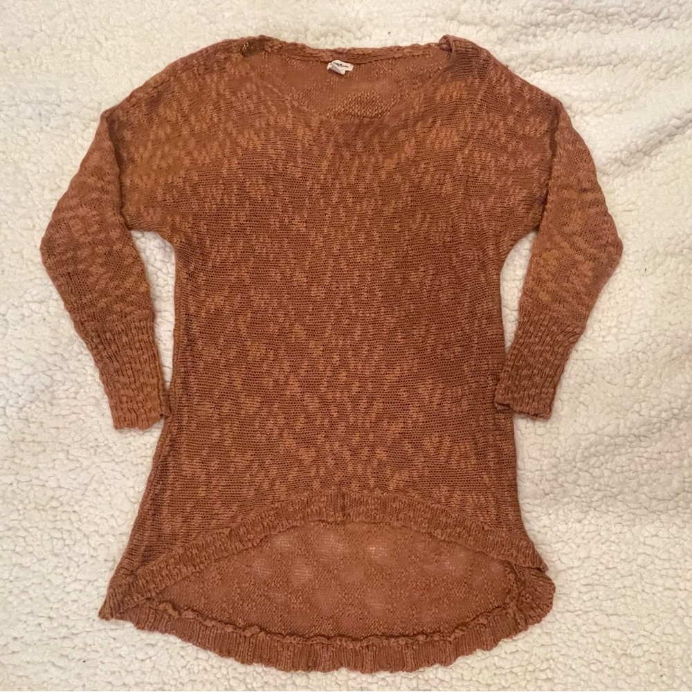 Love Richie Rust Tunic Sweater